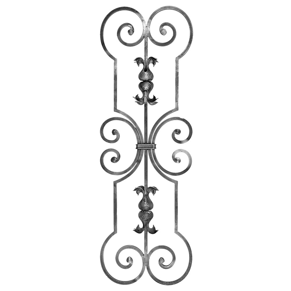 Panel Unit - H 960 x W 320mm Smooth - 12mm Square Bar