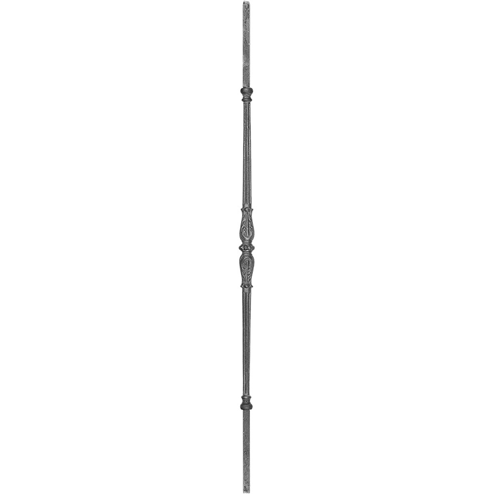 Decorative Bar - H 1000 x L 35mm Smooth - 16mm Square Bar