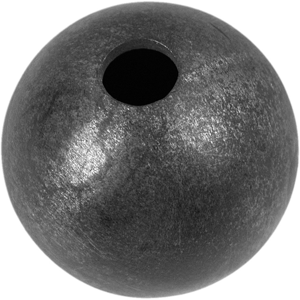 Holed Smooth Sphere - Diameter 50mm Half Drilled To Fit 16mm Round Bar