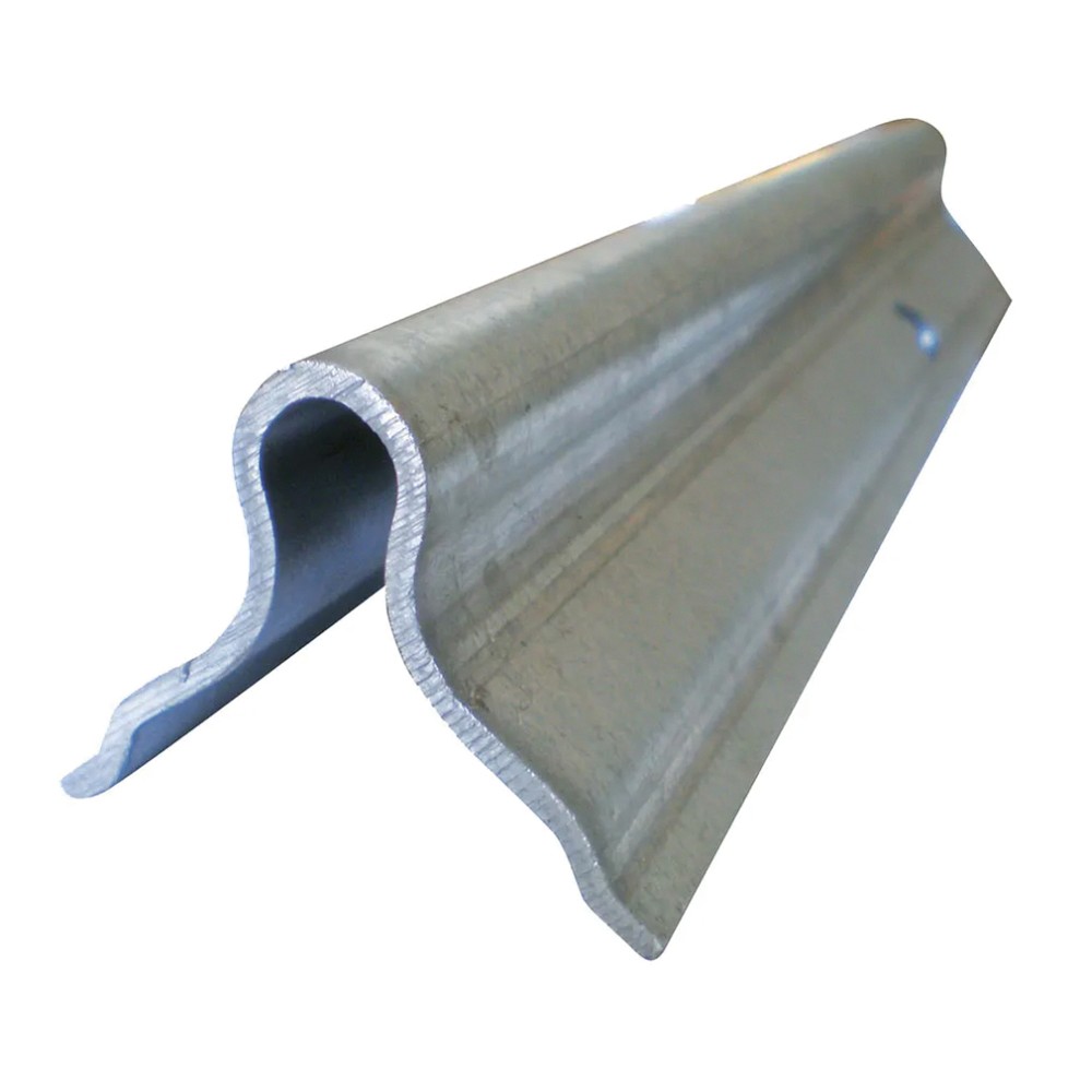 3 metre Track for 20mm Round Grvd Wheels in Galvanised Steel