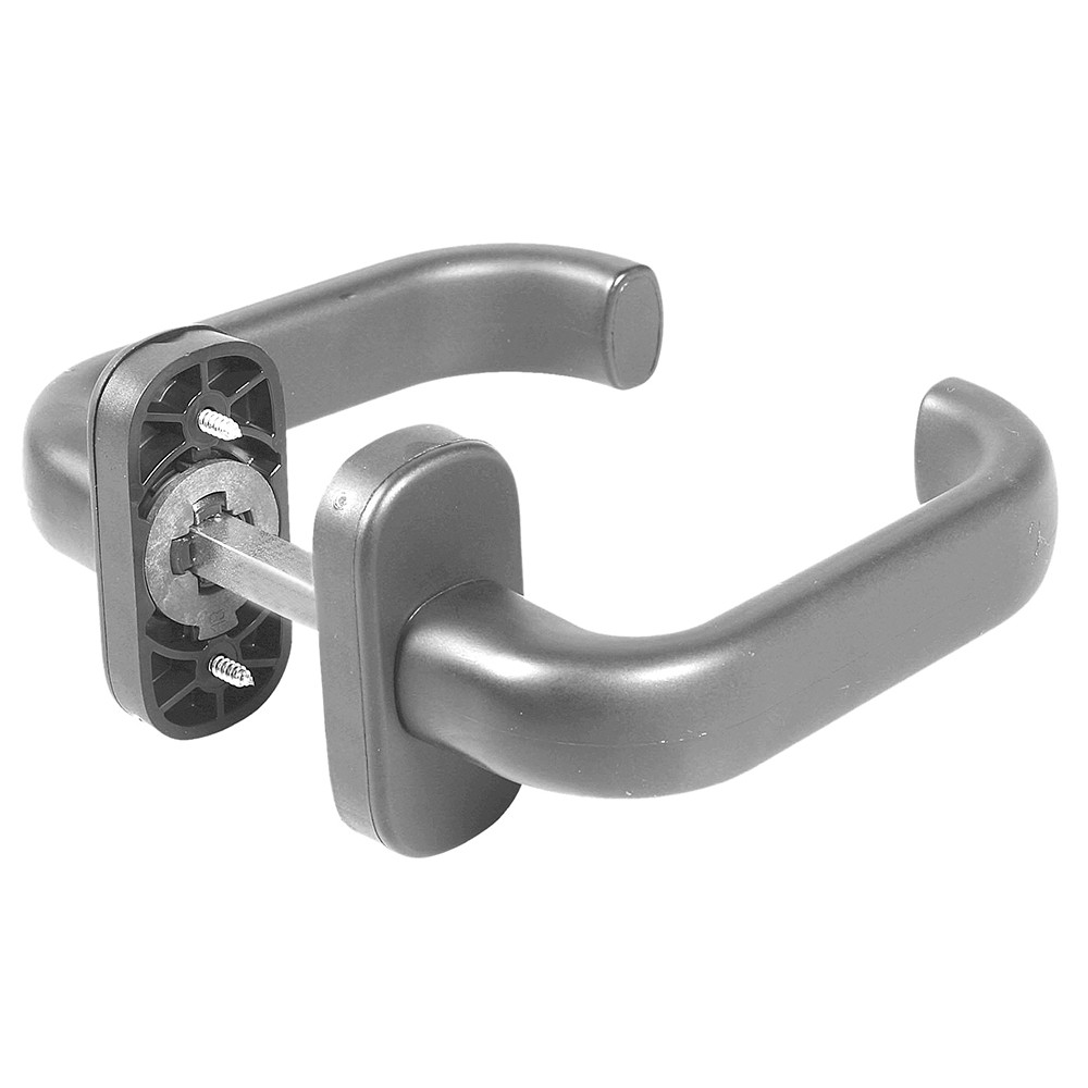 Black Aluminium Handle w/ Spring