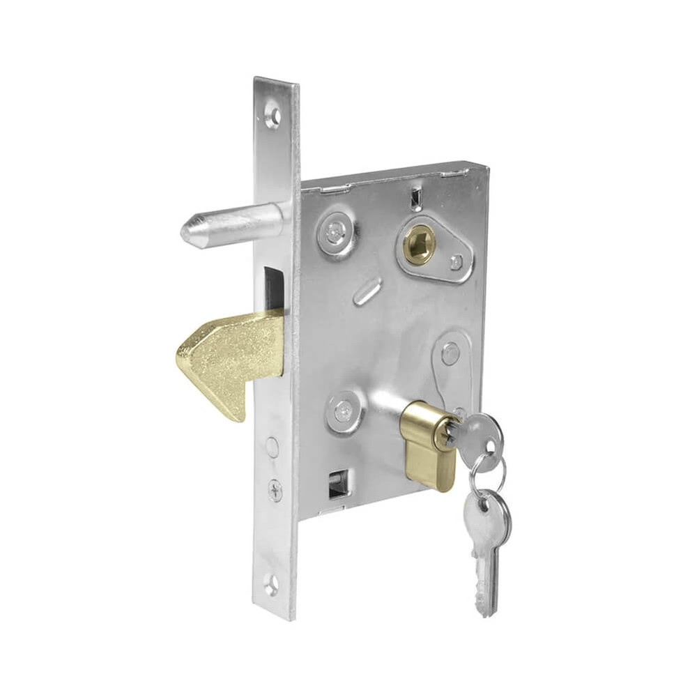 Hook Lock For Sliding Gates H 210 x W 144mm - Galvanised Steel
