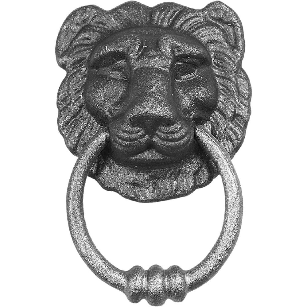 Cast Iron Door Knocker - L 90mm 80mm Diameter Ring