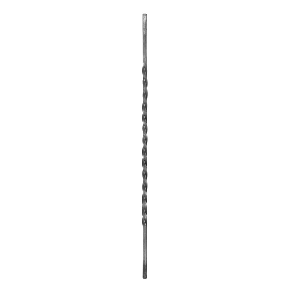 Twisted Bar - Height 1000mm Smooth - 16mm Square Tube