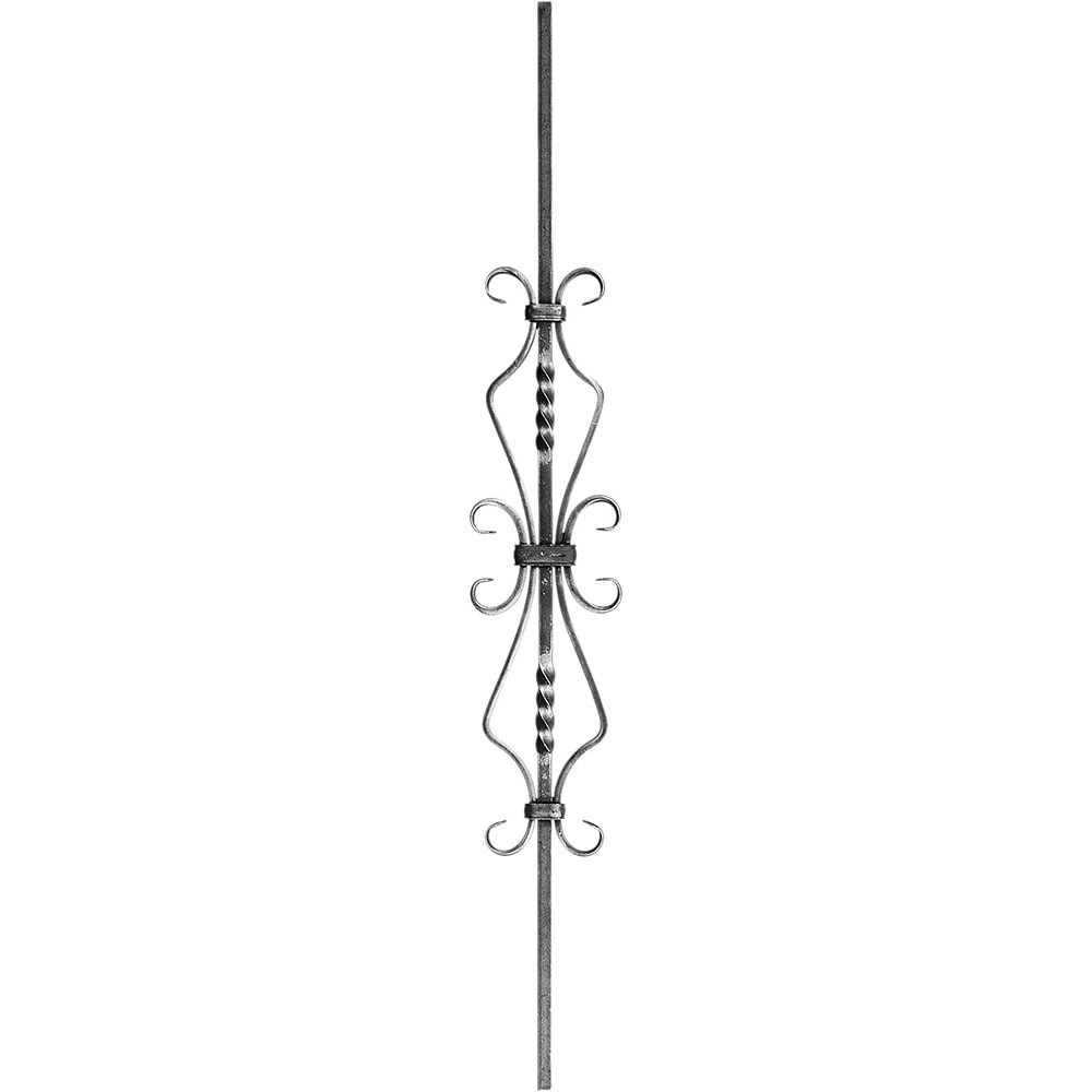 Panel Unit - Height 1000 x Length 150mm Smooth - 14mm Square Bar