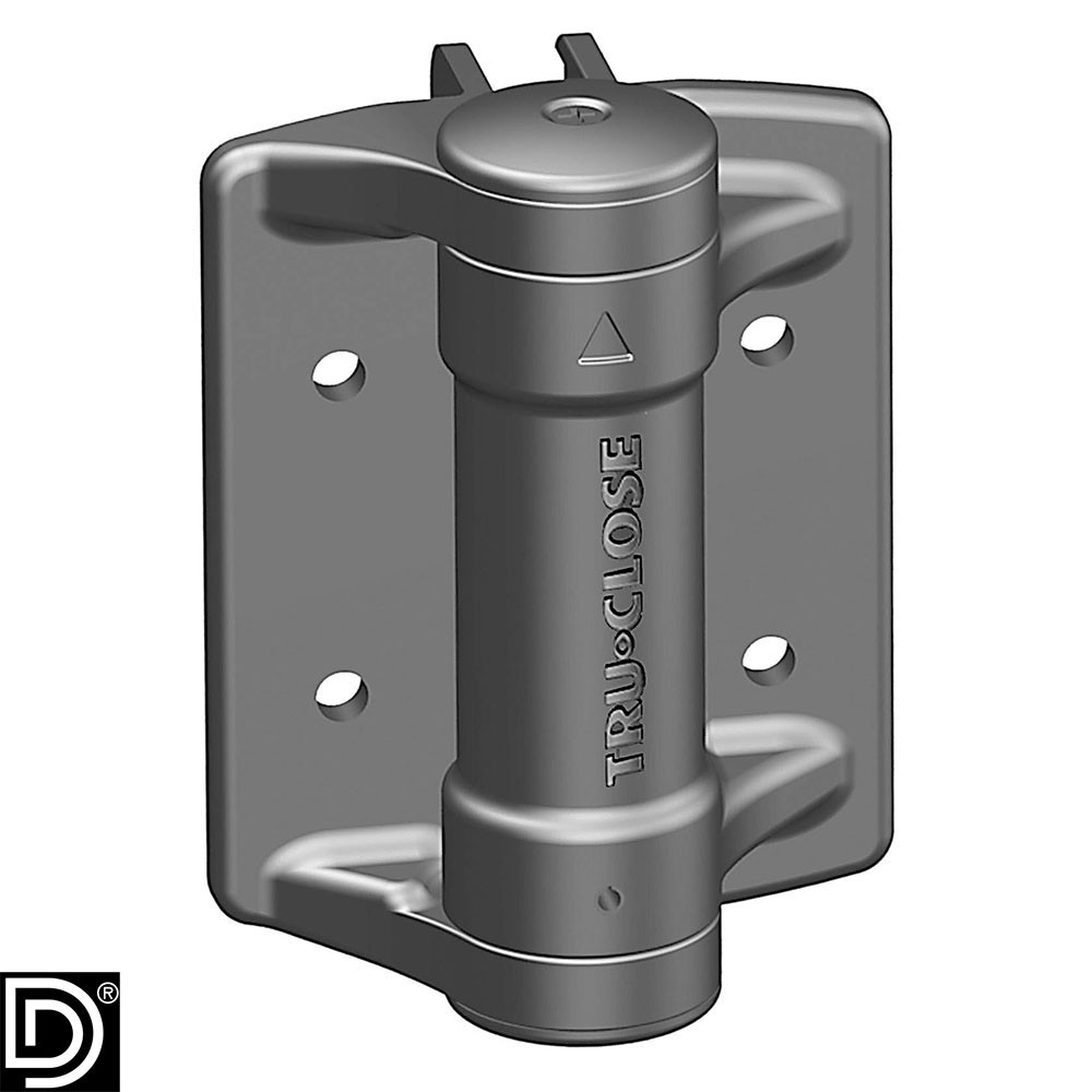 Vinyl Gate Fixed Self Closing Hinge 35/35mm