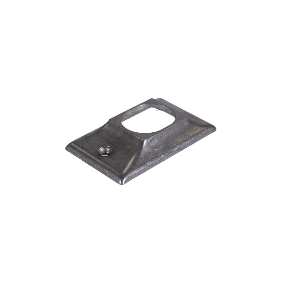 AluminiumSlope Bracket - fits 20mm Round (H x W x T) 62 x 62 x 10mm