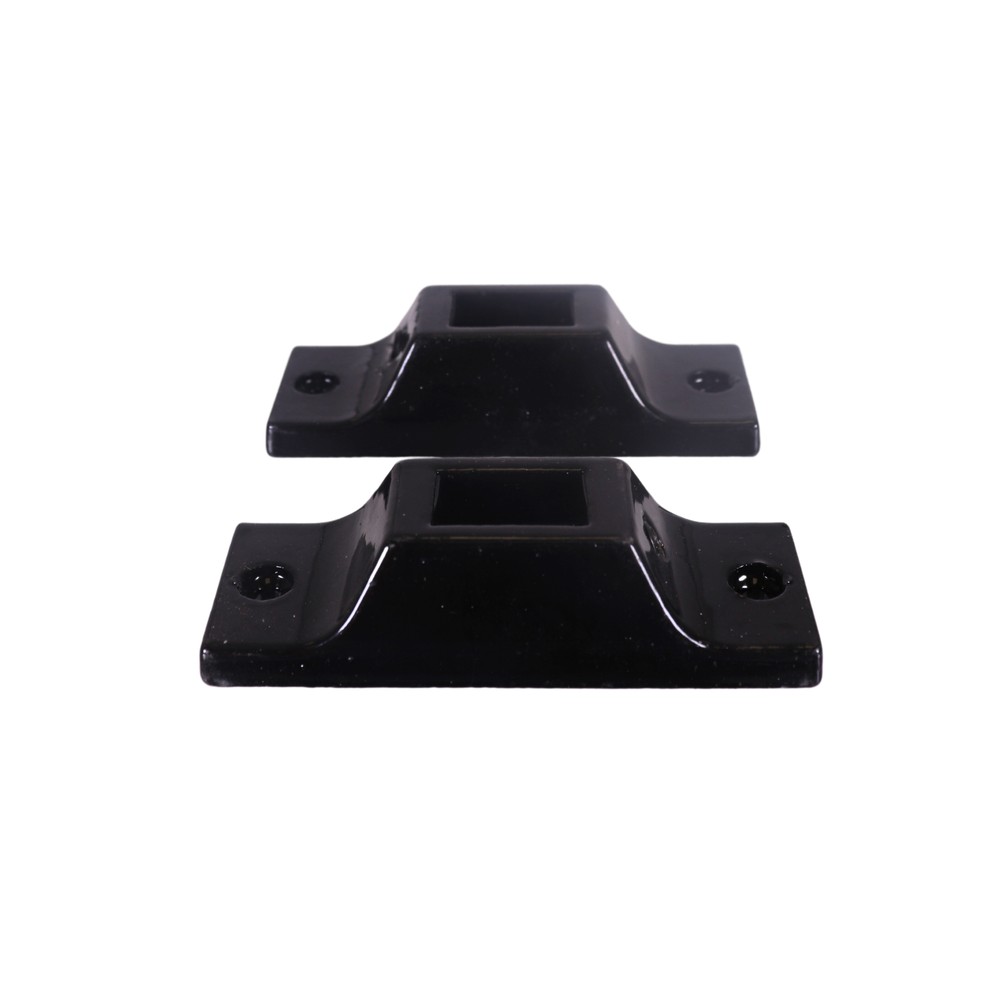 Infill Stair Bracket - 12.5 x 20mm Gloss Black Aluminium