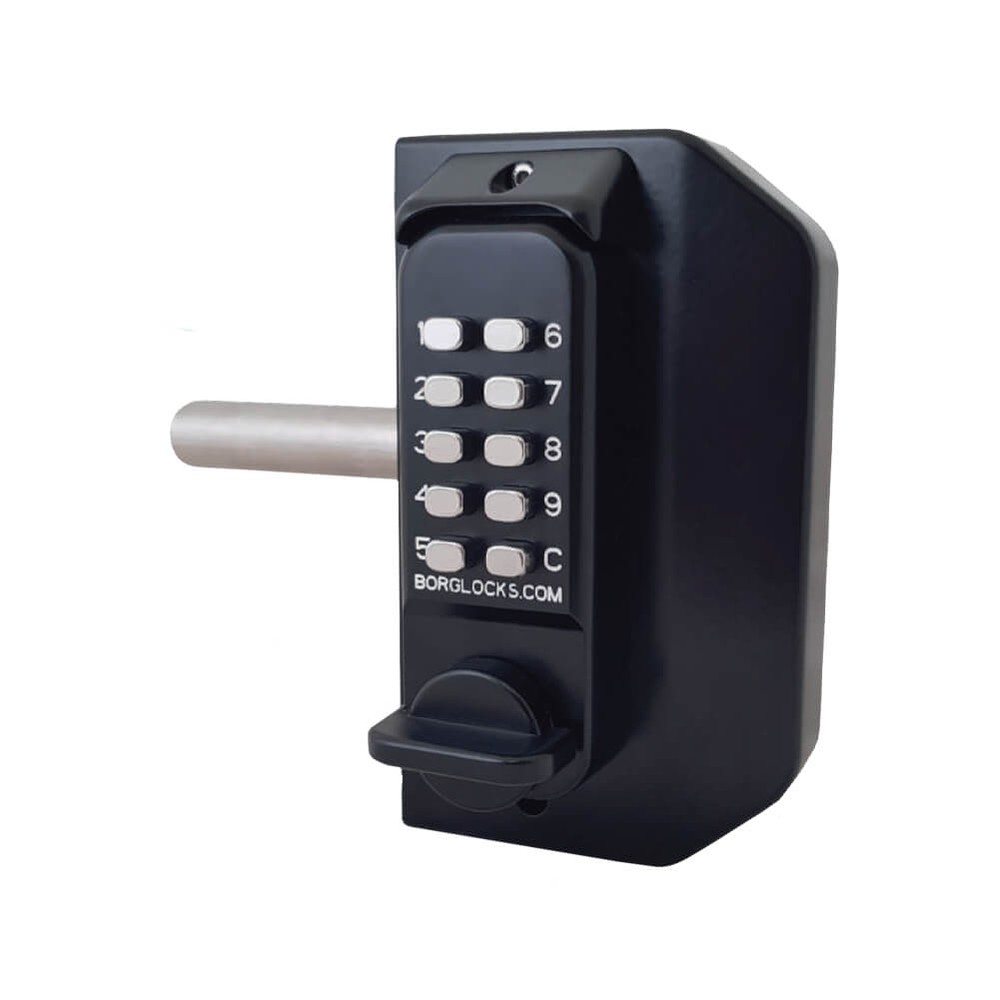 Mini Combination Gate Lock 3030 (Black) Combination Both Sides