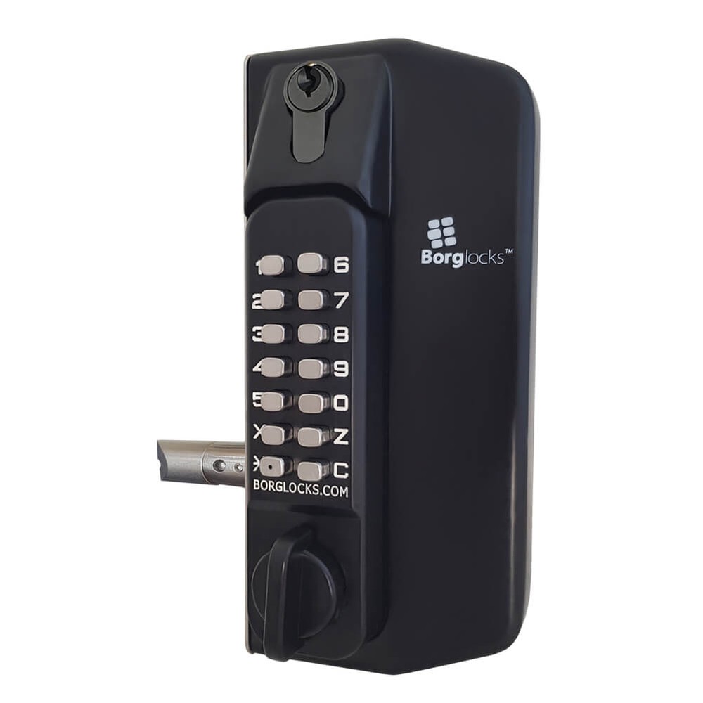 Combination Gate Lock 3100MG DKO (Black) Combination Lock One Side Only