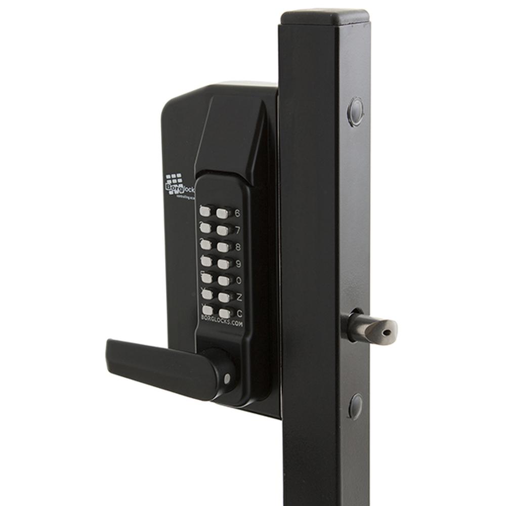 Combination Gate Lock 3430MG Pro (Black) Combination Lock On Both Sides - F H Brundle