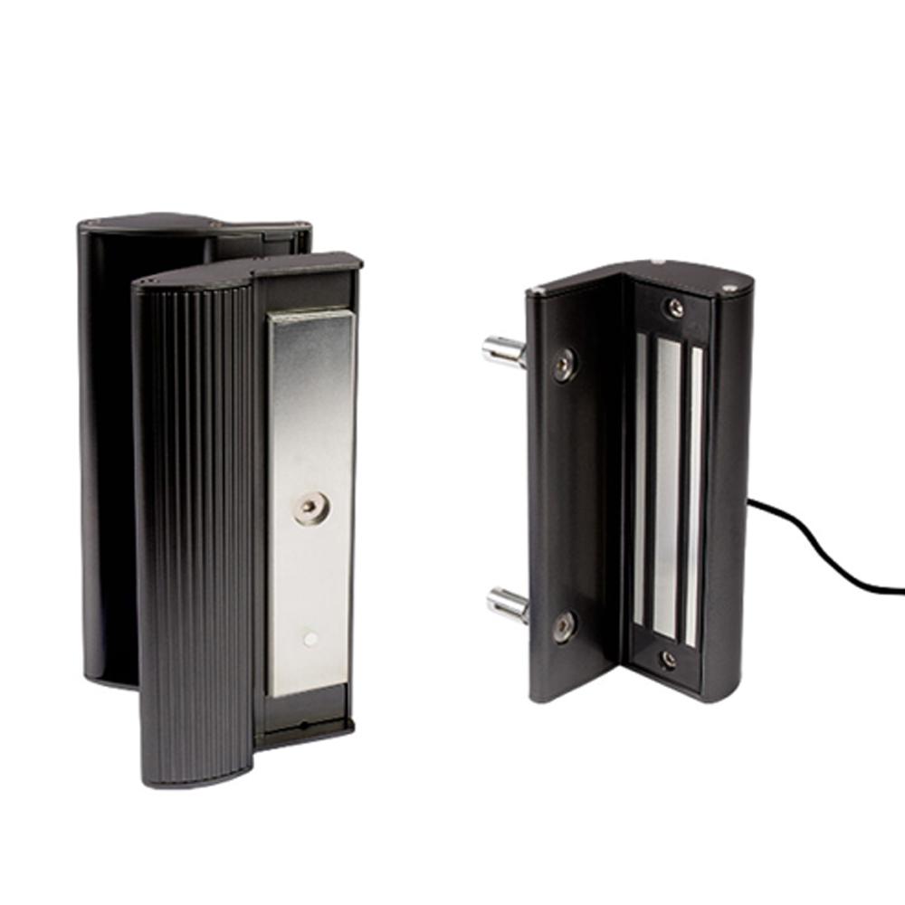 MAG6000 Electro-Magnetic Gate Lock with Handles (Black) Locinox - F H Brundle