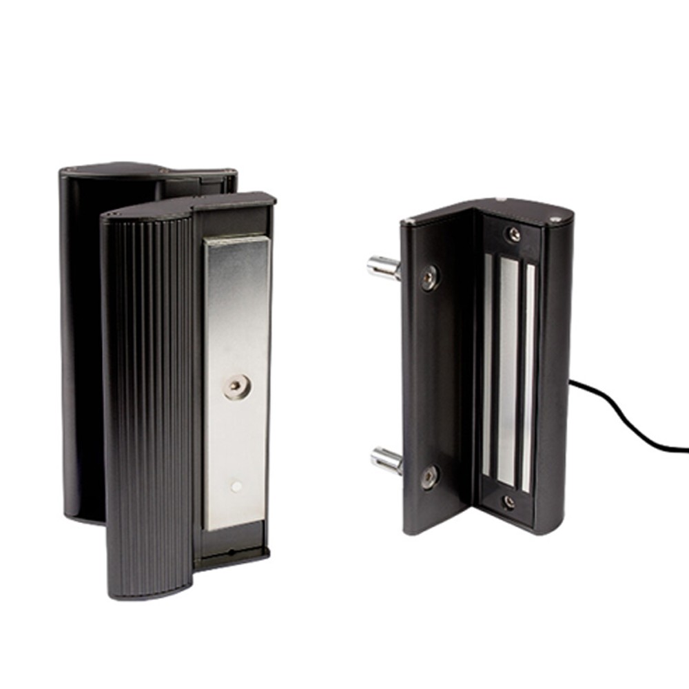 MAG6000 Electro-Magnetic Gate Lock with Handles (Black) Locinox