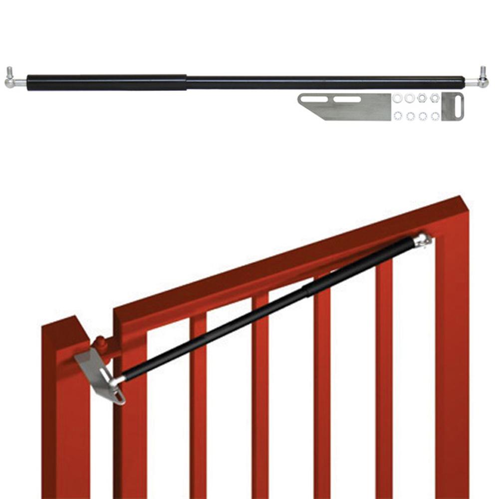 Adjustable Gas Gate Closer - Black Weld Fix - max. gate weight - 150Kgs - F H Brundle