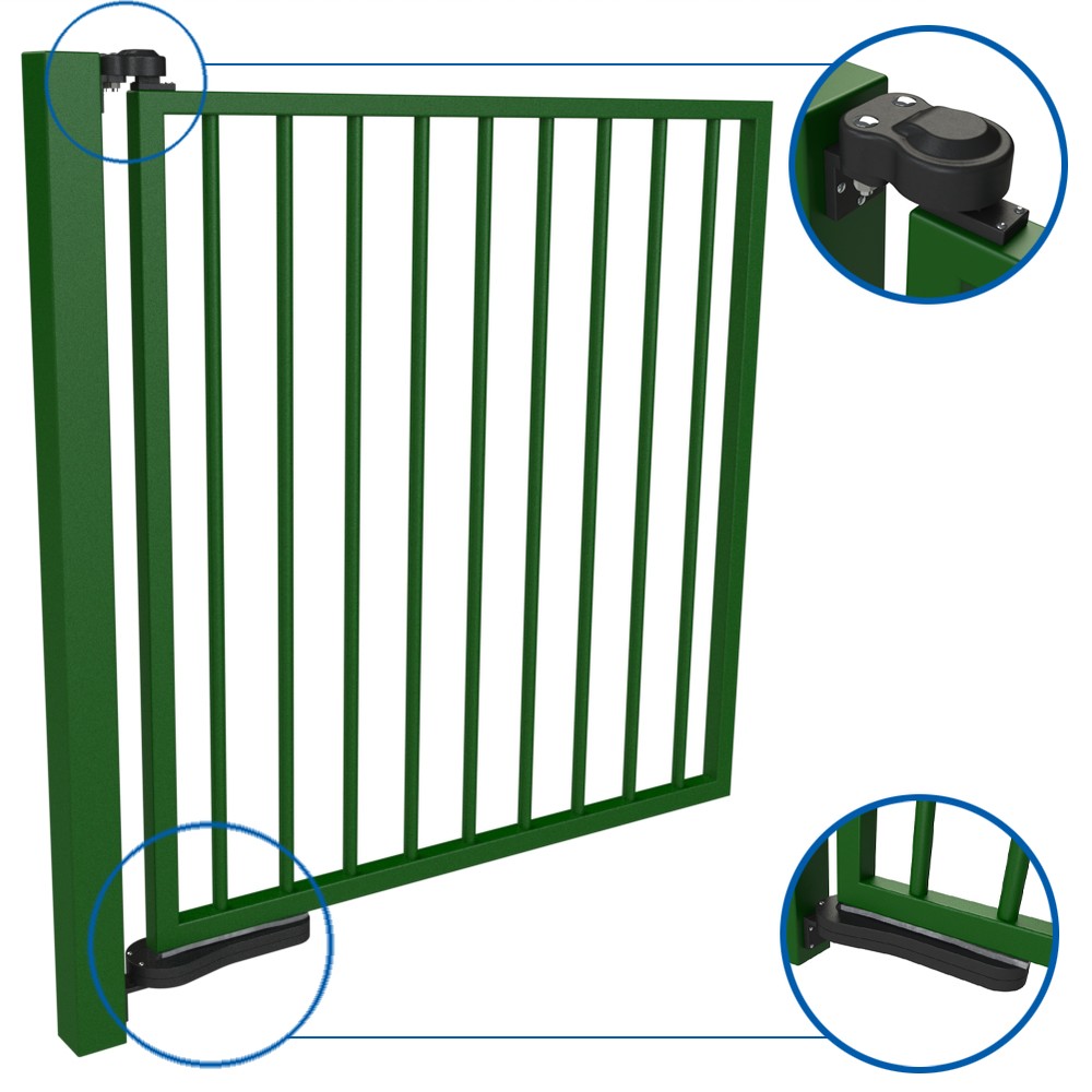 APSW Hydraulic Gate Closer And Top Hinge Bolt On Kit