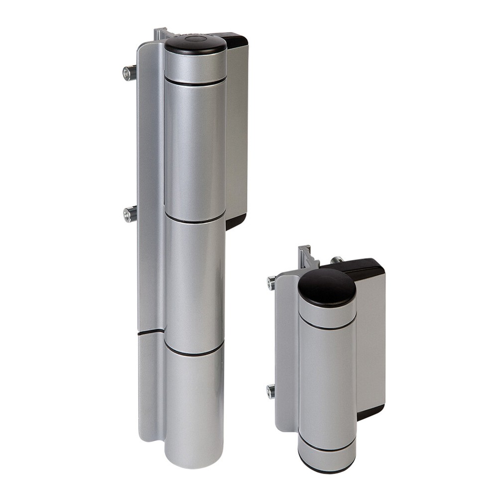 Locinox P00009352-SILV Mammoth HD Gate Closer with Raptor Bottom Hinge Silver