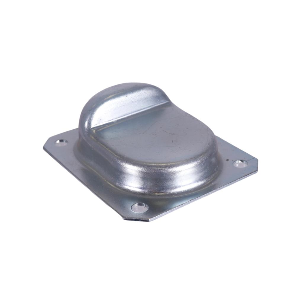 Bolt down gate stop - Galvanised - F H Brundle