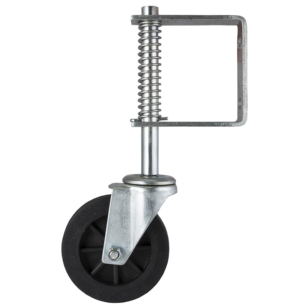 275mm Black Jockey Wheel "Budget " Galvanised