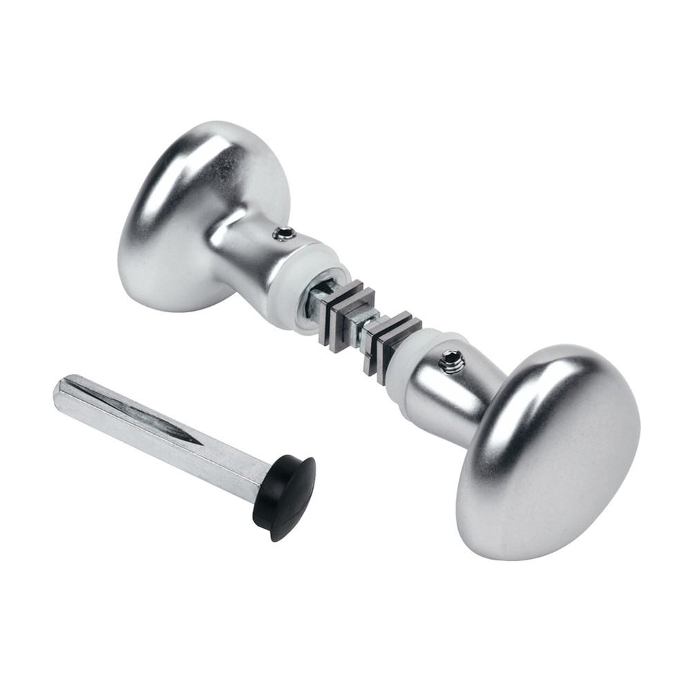 Locinox Aluminium Blocking Handle - Pair Anodised - for Electric Keeps (surface)