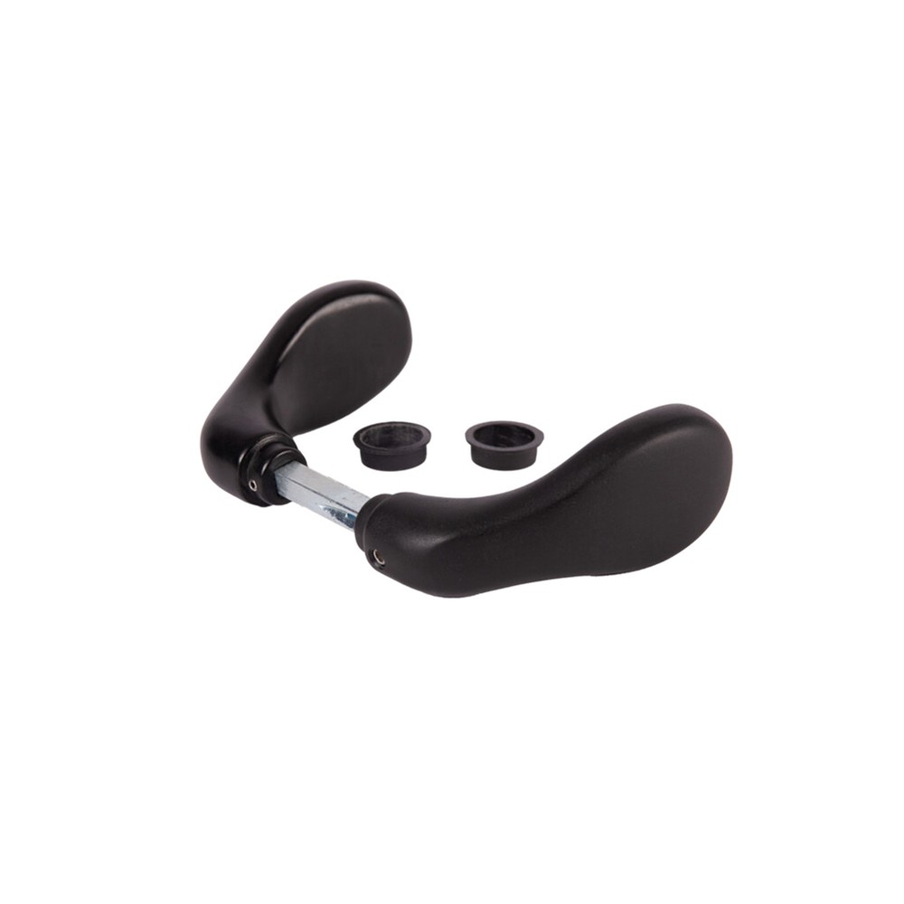 Locinox Spare Pair Of Handles 3006CB Aluminium with 60mm Follower Black 9005