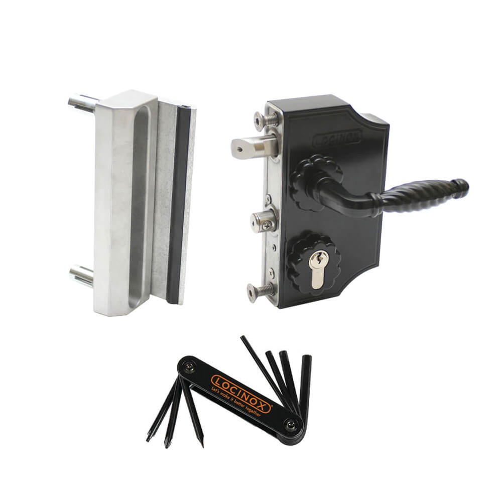 Locinox Decorative - Black Promotion Item C/W Lock Keep And Tool