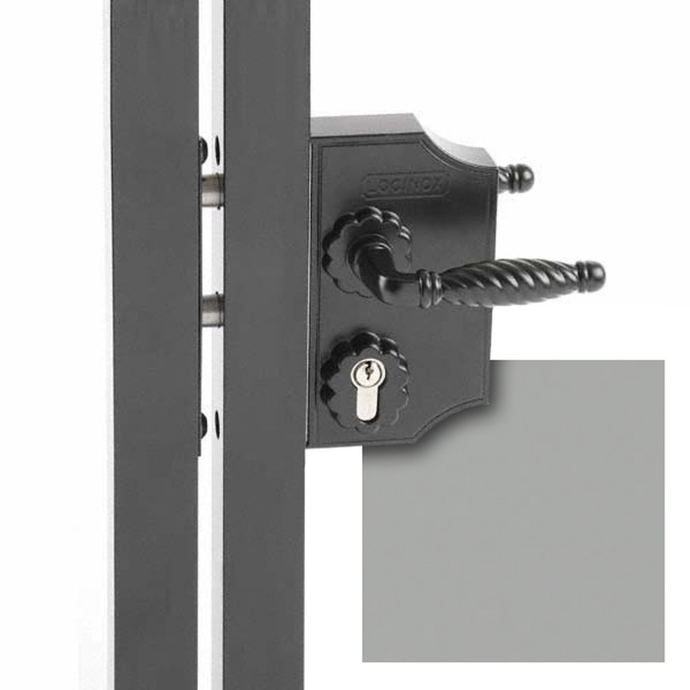 New Generation Decorative Locinox Lock To Suit Sections 30-50mm (Silver)