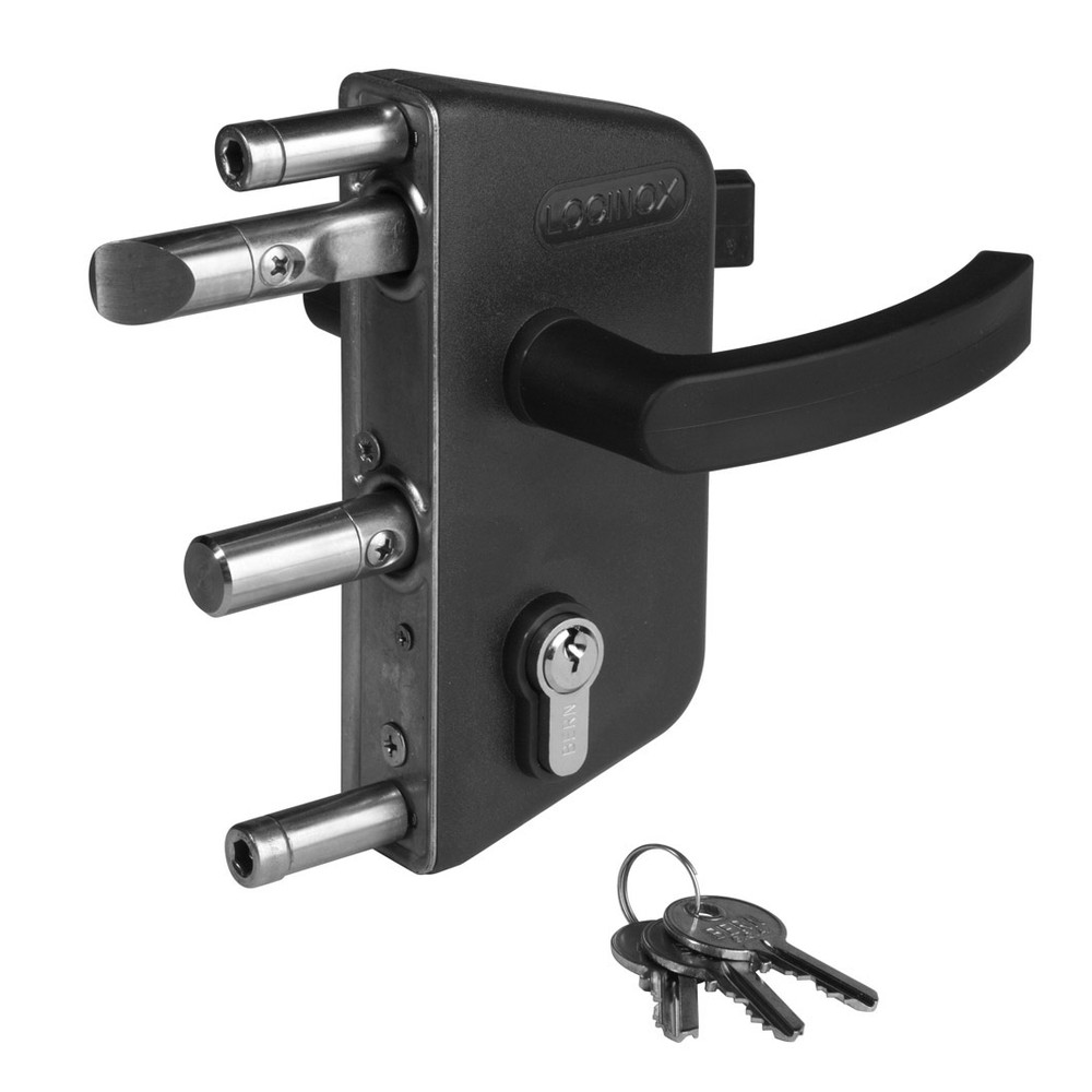 Polymide Locinox Garden Lock To Suit Sections 40mm (Black)