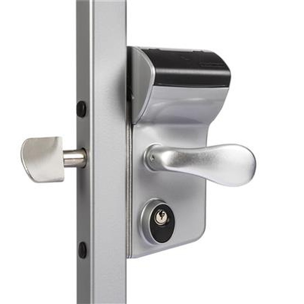 Locinox Leonardo Sliding Code Lock To Suit Sections 40mm (Silver)