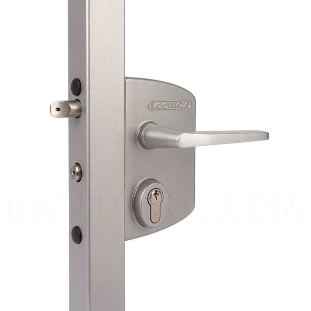 Locinox LAPQ Standard Silver Gate Lock To Suit Sections 10-30mm