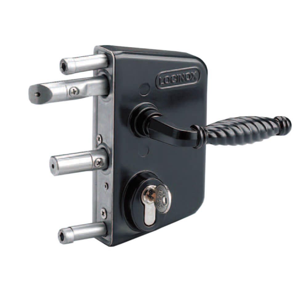 New Generation Standard Locinox Lock To Suit Sections 30-50mm (Black)