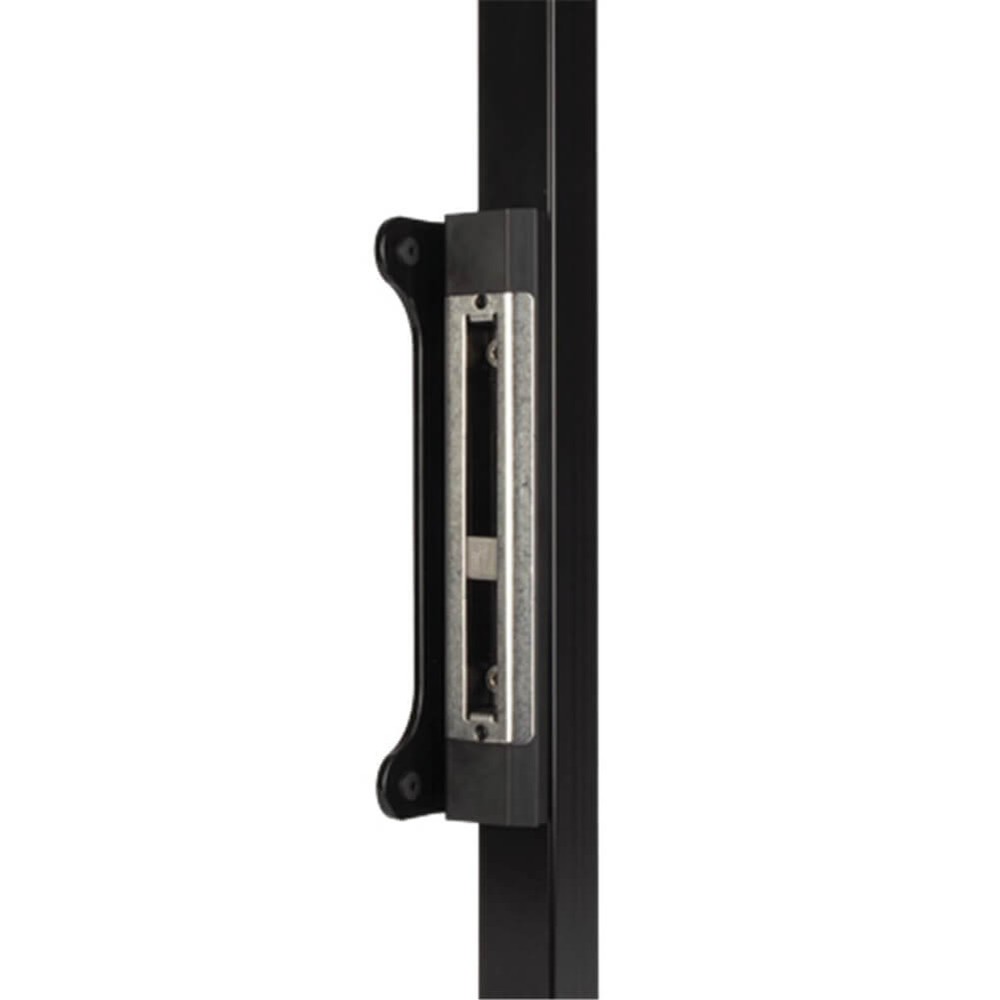 Locinox SFKO-9005QF Surface Mounted Keep Black - For 40/50/60 Locks - Stainless