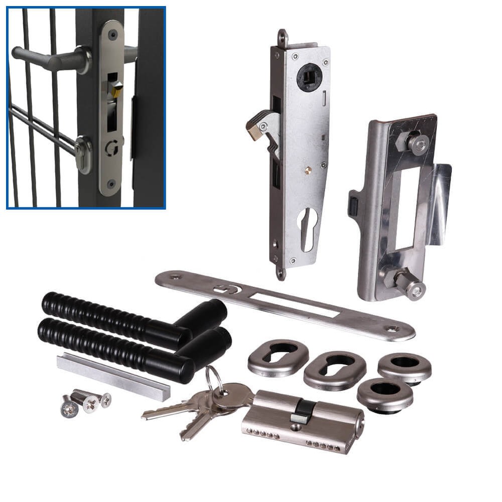 Mortice Lock 40mm, Dual Cover, Ornamental Comes Complete with Fully Stainless Keep