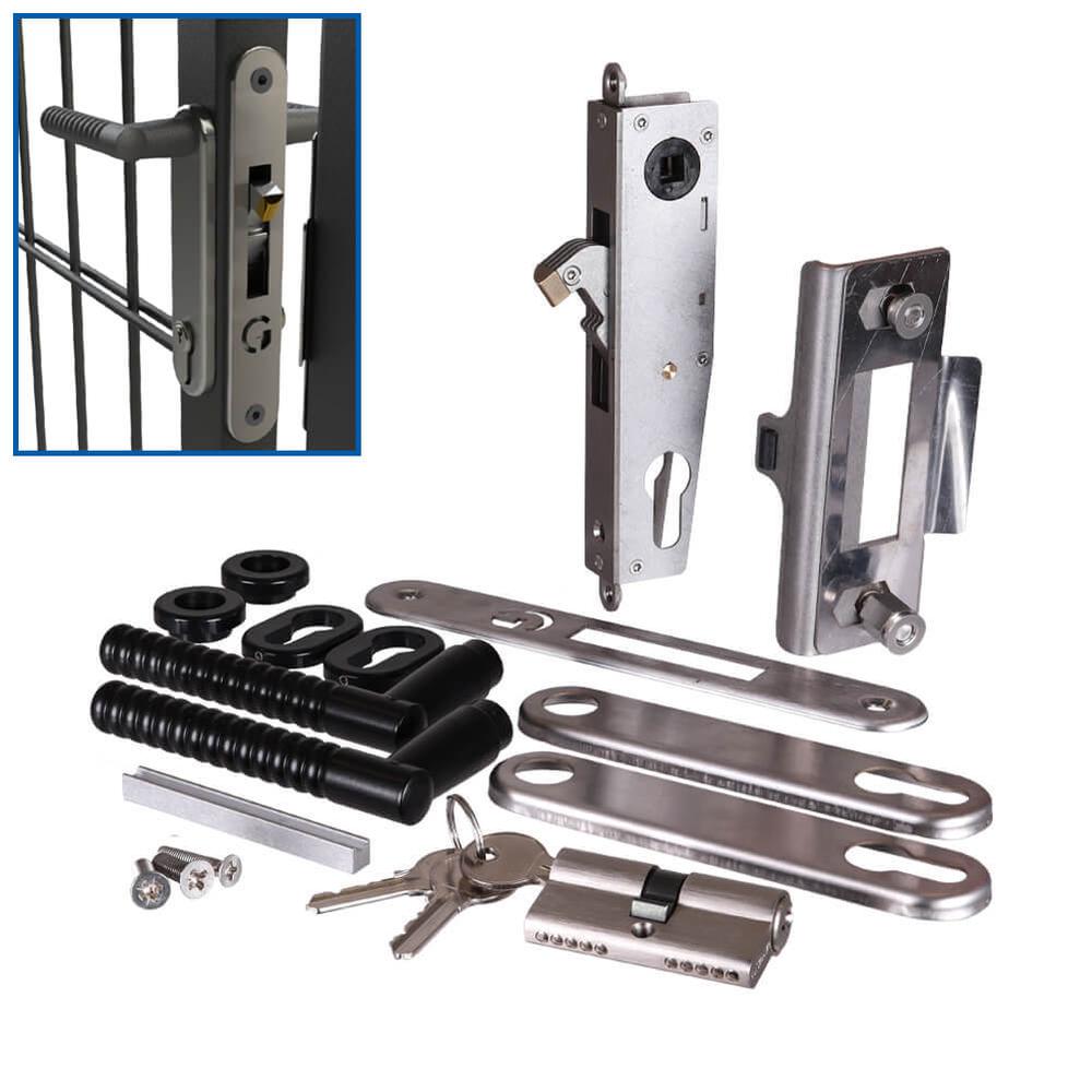 Mortice Lock 40mm Full Cover Ornamental Complete with Fully Stainless Keep - F H Brundle