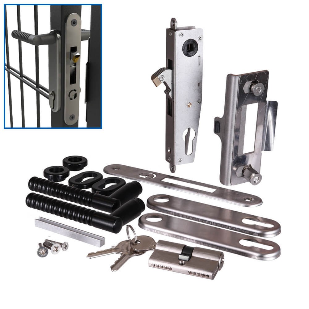 Mortice Lock 40mm Full Cover Ornamental Complete with Fully Stainless Keep