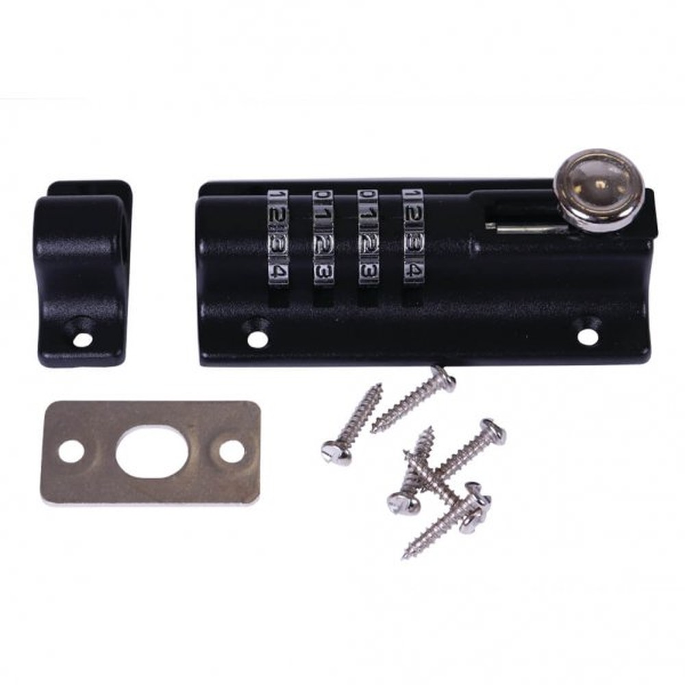 Combination Pad Bolt - 97mm Black Lacquered Finish