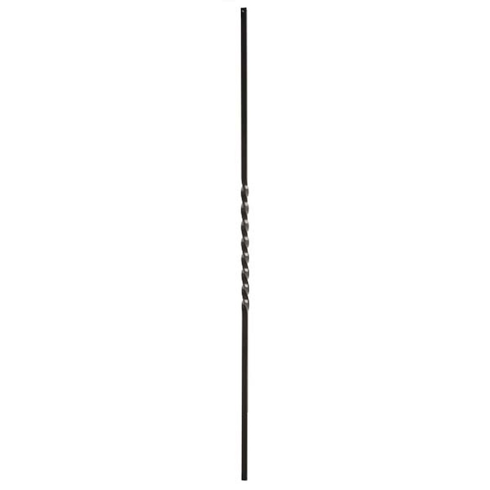 External Powder Coated Bar - L 950mm Twisted - 12mm Square Bar