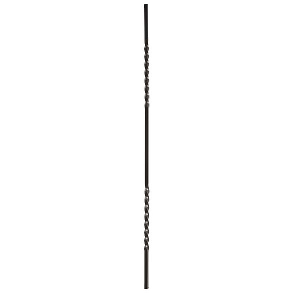 External Powder Coated Bar - L 950mm Twisted - 12mm Square Bar