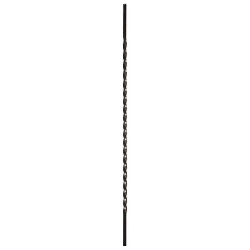 External Powder Coated Bar - L 950mm Twisted - 12mm Square Bar