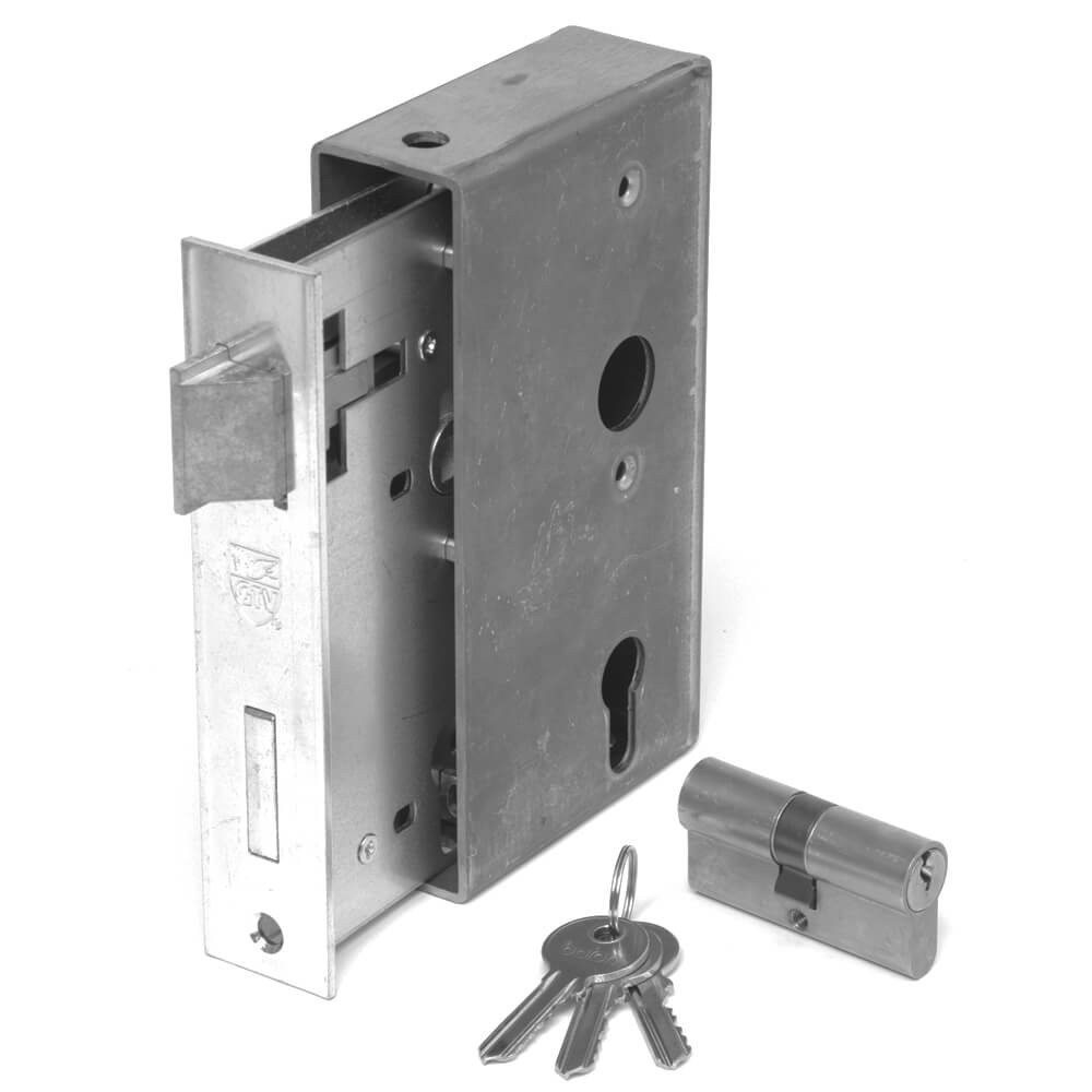 Weld In Lock 40mm Case Width - Keyed Alike
