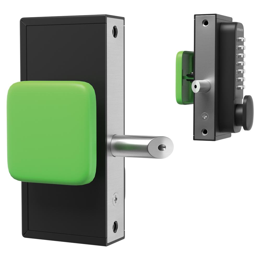 Quick Exit Gate Lock - Keypad One Side 40 to 60mm Box Section - L/H - F H Brundle