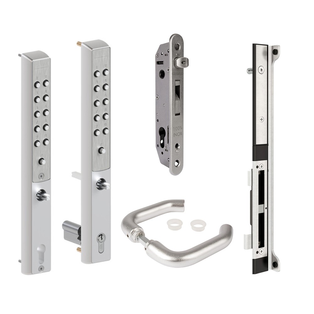 Locinox Vita Double Sided Lock for 40mm Box - Silver