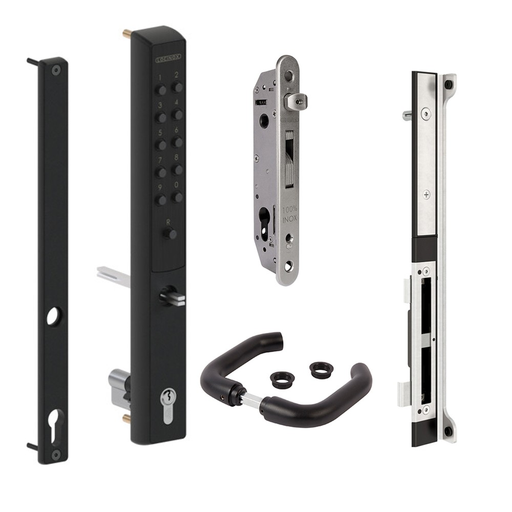 Locinox Vita Single Sided Lock for 40mm Box - Black