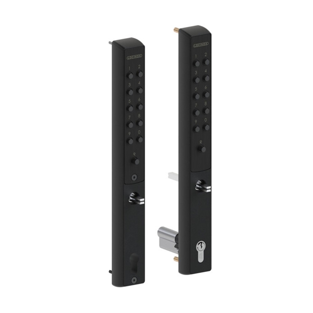 Locinox Vita Mechanical Code Lock Black Double - For 50mm Box