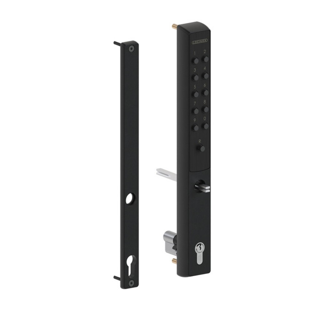 Locinox Vita Mechanical Code Lock Black Single - For 50mm Box