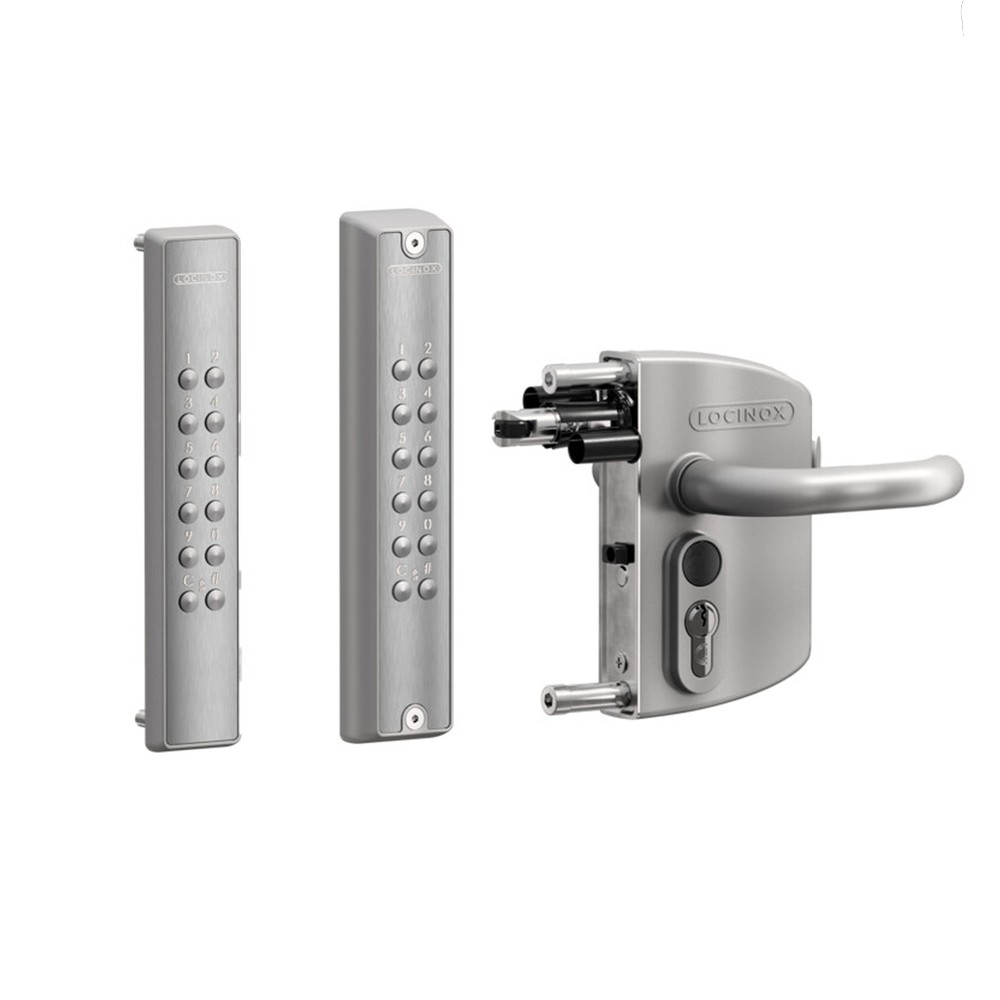 Locinox Volta Digital Keypad + Lock - Double For 40 - 60mm Box - Silver