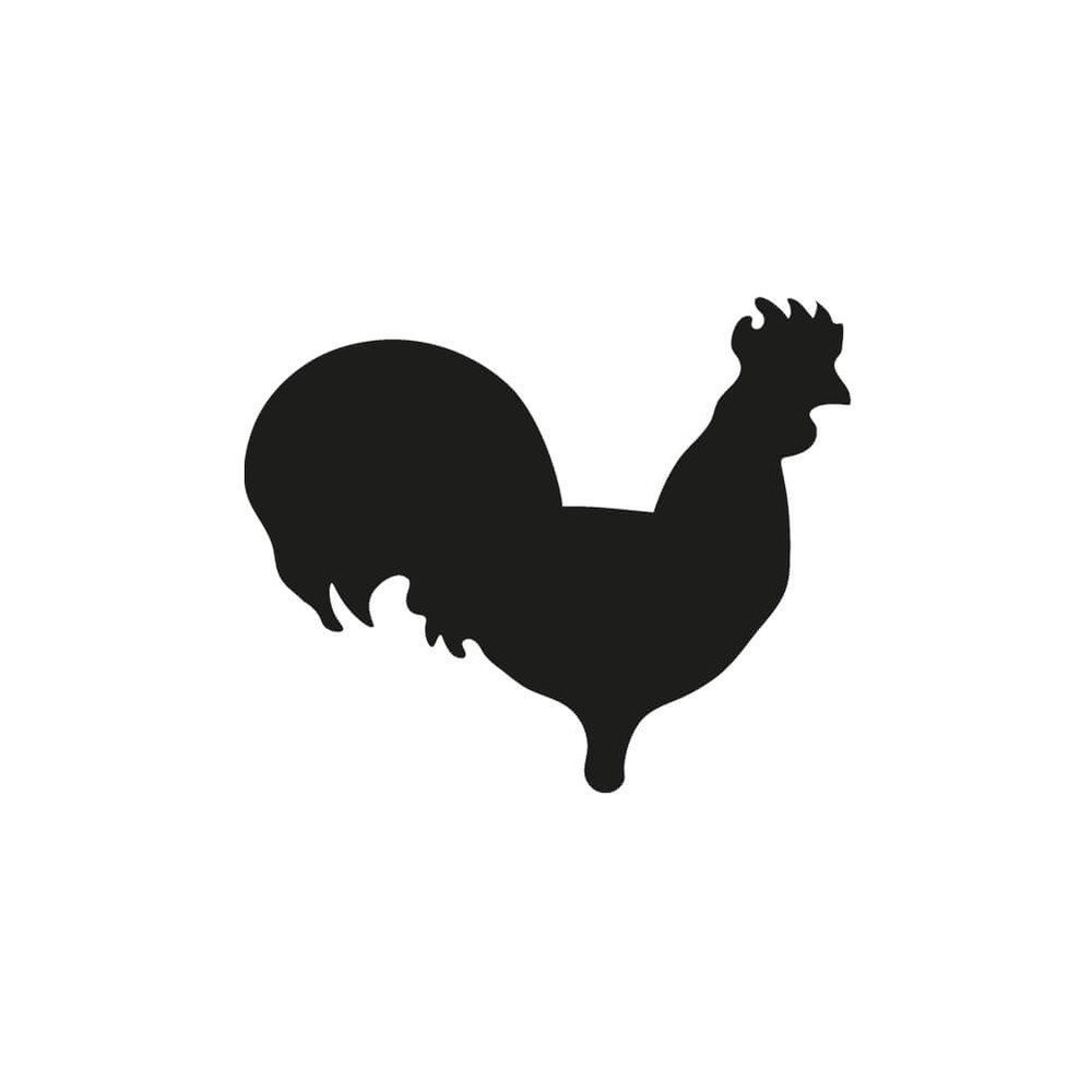 Weather Vane - H 310 x L 365mm Cockerel 3mm Thick