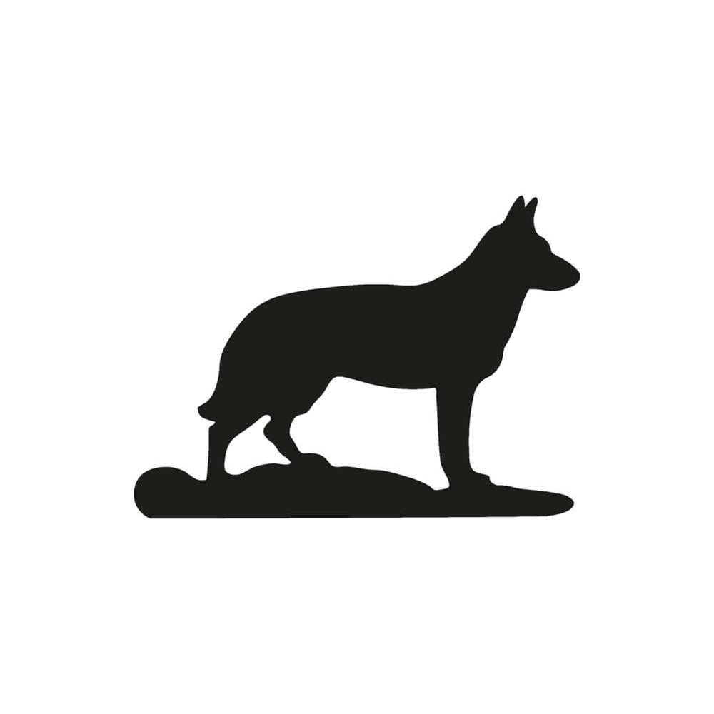 Weather Vane - H 280 x L 370 Alsatian 3mm Thick