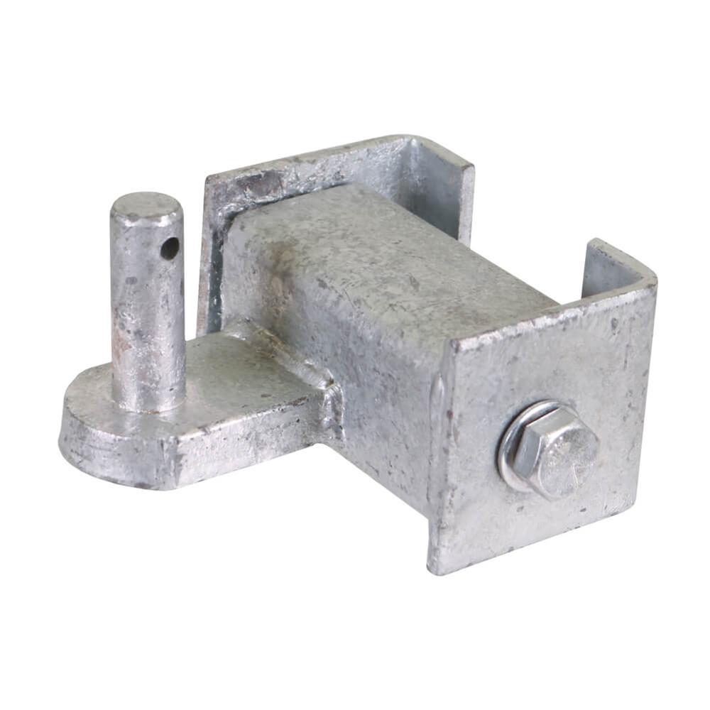 Expandable RSJ Gate Hanger - 19mm Pin To suit RSJ's from 4" to 7" - Galvanised - F H Brundle