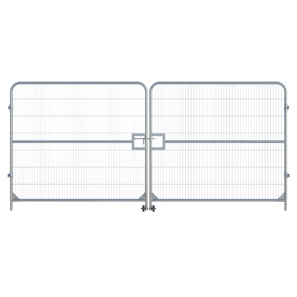 Vehicle Gate Round Top Temporary Fencing
