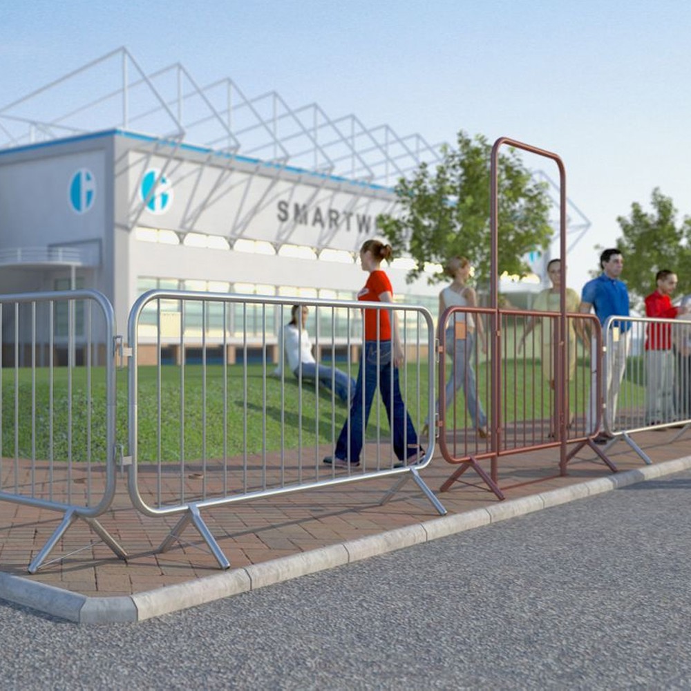 Pedestrian Walk-Through Barrier with Gate - 2.3m